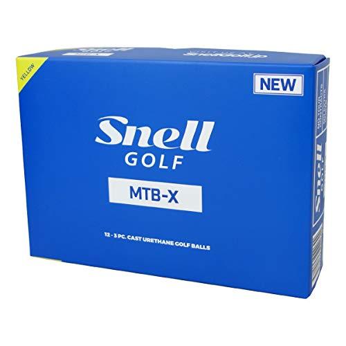半額品 スネルゴルフ Snell Golf ゴルフボール Mtb X ゴルフボール 1ダース 12球入 イエロー 最高の Turningheadskennel Com