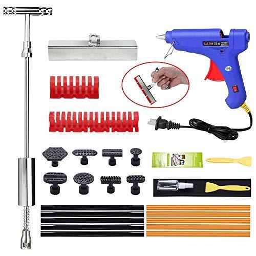 Manelord デントリペアツール 車の凹み直し 26セット Diy修理工具 スライドハンマー 車