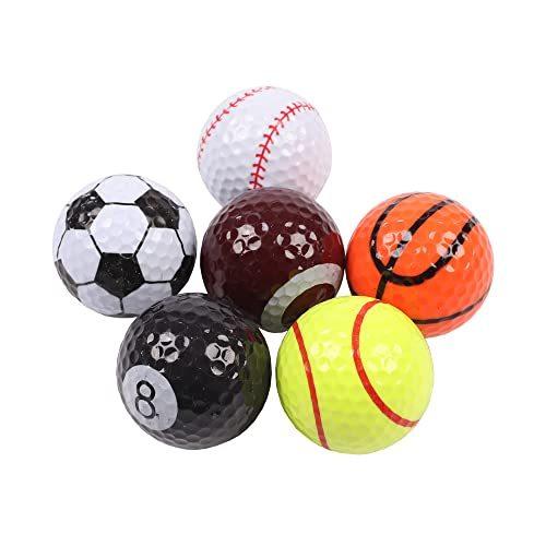 Its おもしろ ユニーク ゴルフボール 6種類セット プレゼント 景品 ギフト 球 サッカー バスケ 野球 テニスなど S1f5ykwt9x ゴルフ Www Robotnature Com