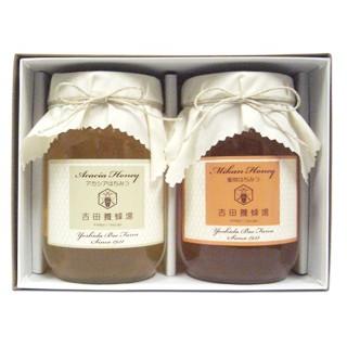 国産純粋はちみつギフトセット (600g×2本入り) [9,504円の組み合わせ