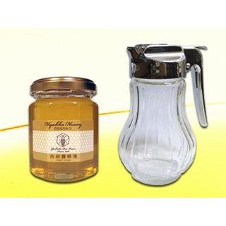 国産純粋はちみつ 百花はちみつ セット 送料込み)国産百花はちみつ160g＆ハニーディスペンサーギフトセット