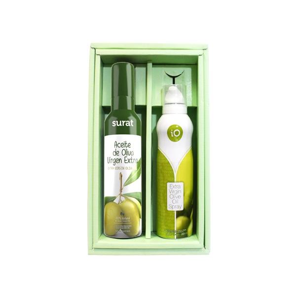 オリーブオイル Surat(スラット)＆IOオリーブオイルスプレー(ナチュラル)ギフトセット (敬老の日ギフトセットにも) 704072