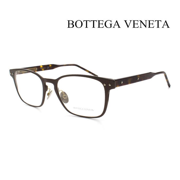 BOTTEGA VENETA メガネ ボッテガヴェネタ 伊達メガネ 高級感 上品 お洒落 BV0213O 002 [新品 真正品 並行輸入品] クリアレンズ交換半額