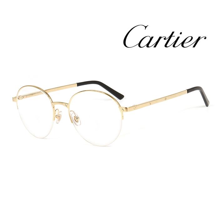 全国宅配無料 似合うメガネをかけてより好印象を得よう メガネ Uvカット透明レンズ装着可能 並行輸入品 004 Ct0108o 高級感 オシャレ 上品 メンズレディース Cartier 伊達メガネ カルティエ 財布 帽子 ファッション小物 Albinofoundation Org