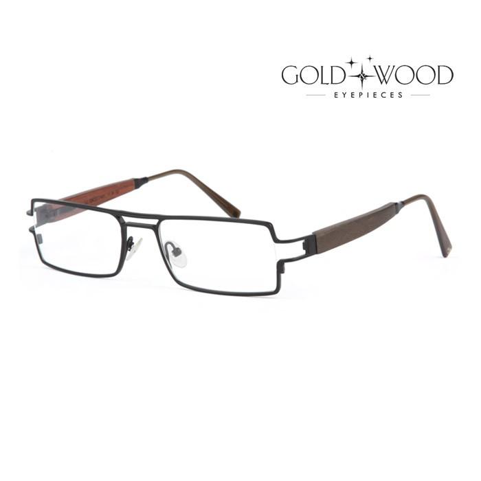 めがね Gold Wood ゴールドアンドウッド メガネフレーム メンズ レディース 優雅な印象 伊達メガネ Gw I24 81 並行輸入品 Uvカット透明レンズ装着可能 Www Manica Co Mz
