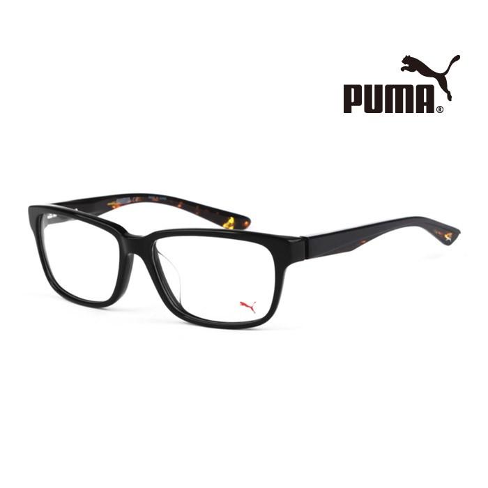 プーマ メガネ フレーム PUMA メンズ　レディース 優雅な印象 伊達メガネ PU0068OA 001 [新品 真正品 並行輸入品] クリアレンズ交換半額