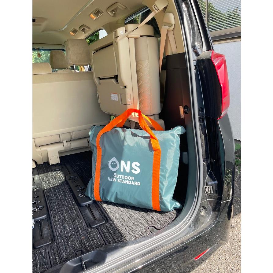 バックドアテント 車中泊 キャンプテント アウトドア 車連結 OUTDOOR NEW STANDARD 新商品 4wayWITHCAR 3面メッシュ仕様 カバー付 タープ可能 ： 約