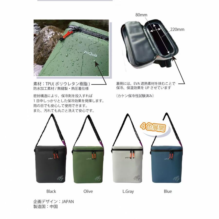 HieKeep保冷バッグ 丸洗いできる無縫製保冷バッグ コンパクト 熱圧着