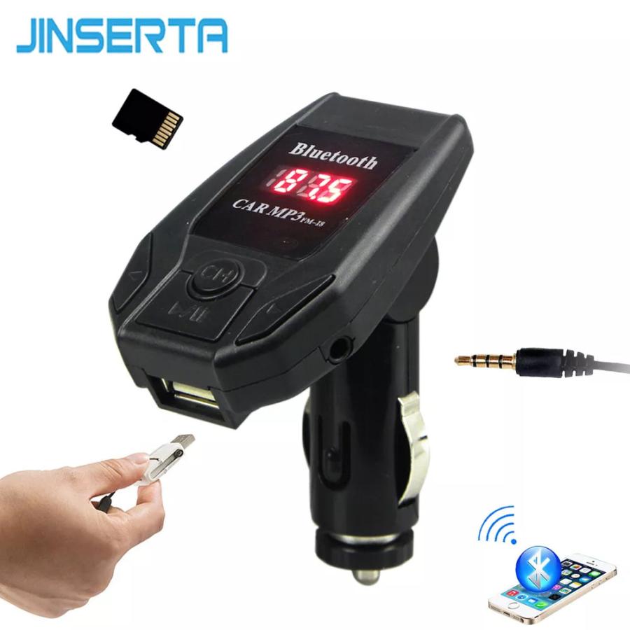 Jinserta 車スタイリングワイヤレスハンズフリーマイクロ 超目玉 Sd Usb 音楽 ト Bluetooth Fm Mp3 プレーヤーカーキット充電器