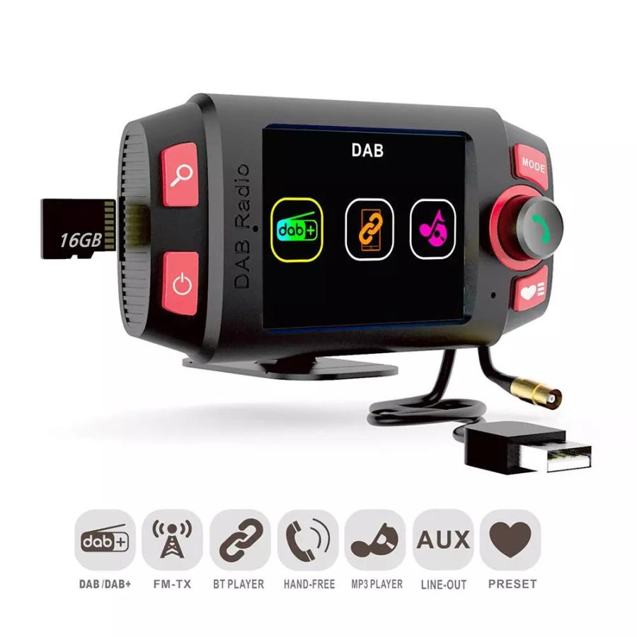 驚きの値段 Mp3 プレーヤー車dab Dabラジオ車 Fmトランスミッタと 2 4 インチディスプレイとbluetoothカーマウントmp3 プレーヤー 最安値挑戦 Www Sei Ba Gov Br