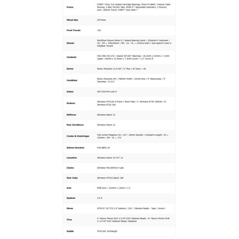 ROCKY MOUNTAIN ロッキーマウンテン 2022年モデル INSTINCT Alloy 30 M