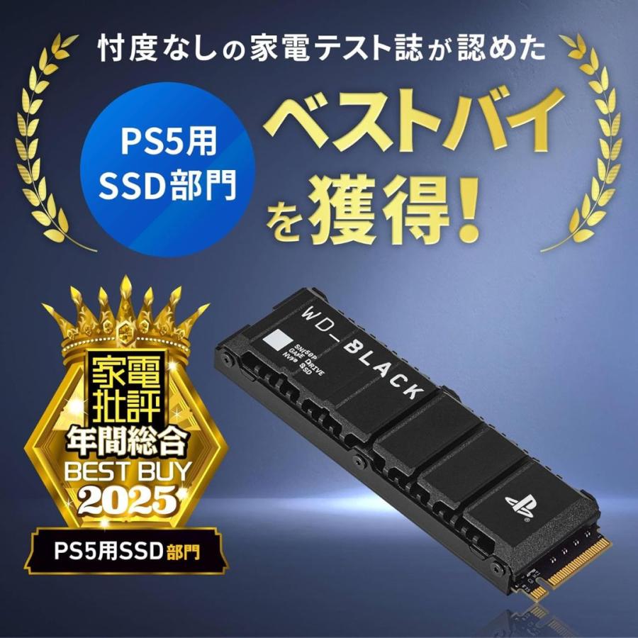 Western Digital（ウエスタンデジタル） 内蔵SSD 4TB PS5公式