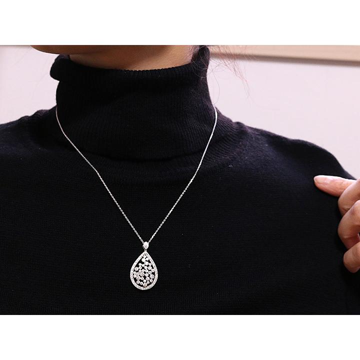 H&C ハート＆キューピット ダイヤモンド1.05ct ネックレスPT900/PT850 