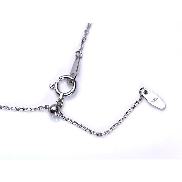 新品　激安！ハート&キューピッド　一粒ダイヤモンド　pt900/850ネックレス H&C ハート＆キューピット ダイヤモンド1.05ct ネックレスPT900