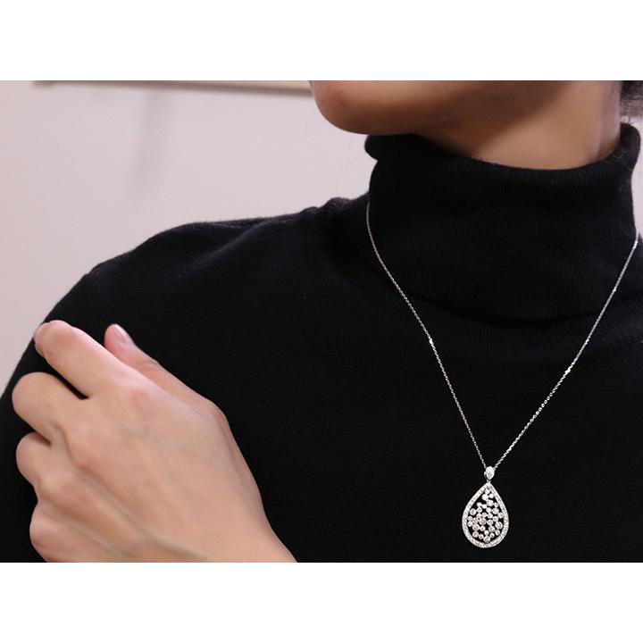 H&C ハート＆キューピット ダイヤモンド1.05ct ネックレスPT900/PT850 