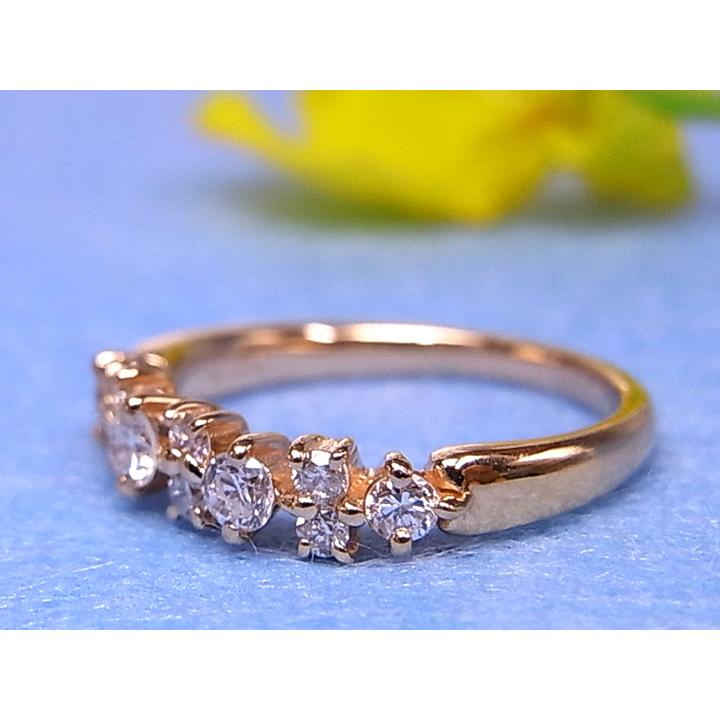 ダイヤモンド（ダイアモンド）0.30ct K18（WG・PG・PT900） 1〜9号で 