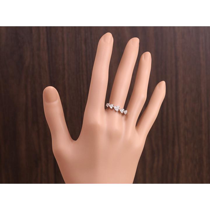 H&C ハート＆キューピット ダイヤモンド0.4ctリング 指輪 ハートの