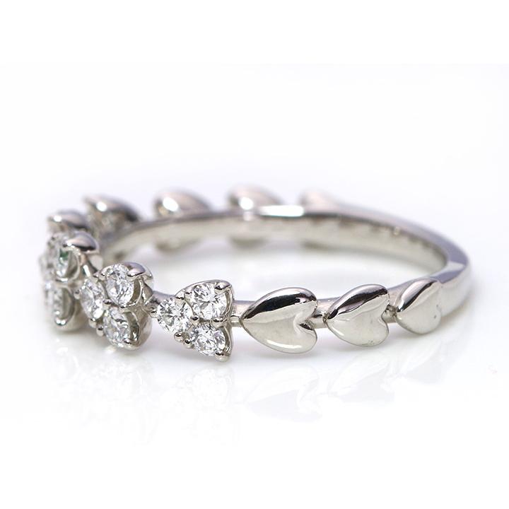 H&C ハート＆キューピット ダイヤモンド0.4ctリング 指輪 ハートの