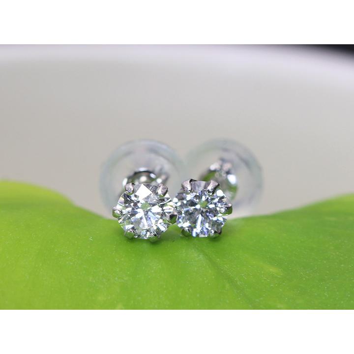 ベリテ　ダイヤモンドピアス（ハート&キューピッド）Total:0.10ct H&C ハート＆キューピット ダイヤモンド合計0.3ct PTピアス・シリコン