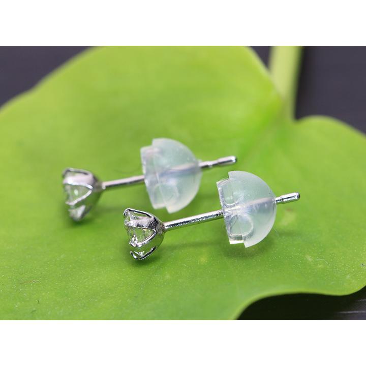 H&C ハート＆キューピット ダイヤモンド合計0.3ct PTピアス・シリコン