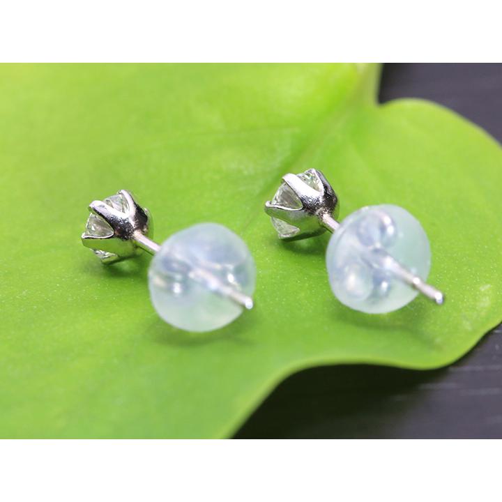 H&C ハート＆キューピット ダイヤモンド合計0.3ct PTピアス・シリコン