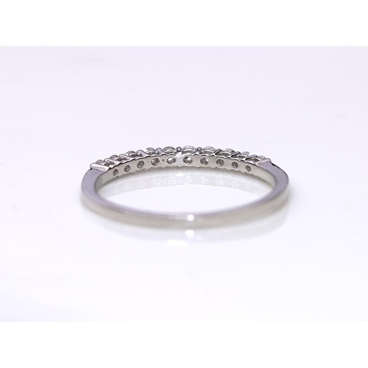 H&C ハート＆キューピット ダイヤモンド合計0.2ct ハーフエタニティ 重ねつけも（K18WG・K18YG・K18PG・PT対応可）簡易鑑別書付 受注品の画像