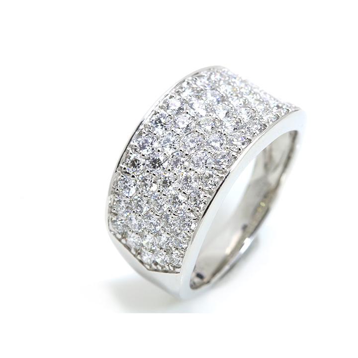 H&C ハート＆キューピット ダイヤモンド1.63ct パヴェ PT900リング 