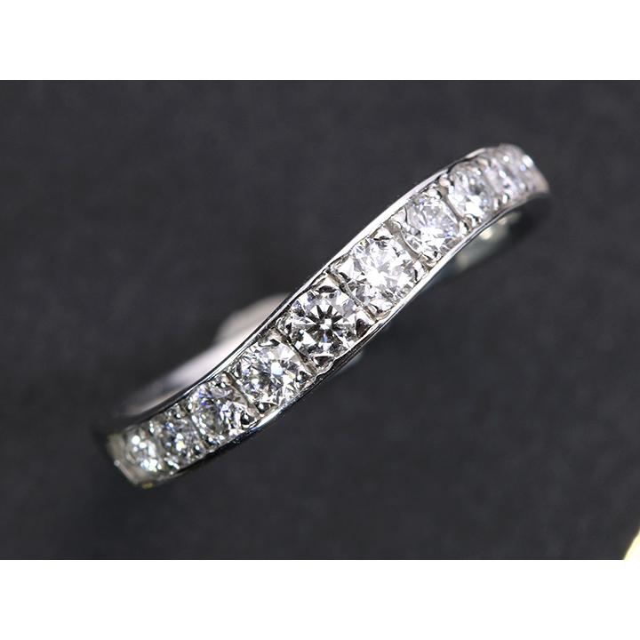 H&C ハート＆キューピット ダイヤモンド0.50ct PT900リング・指輪  優しい曲線（K18WG・K18YG・K18PG・PT対応可）簡易鑑別書付 受注品の画像