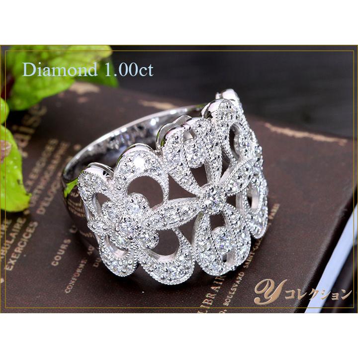 Pt900ダイヤ1.00ctリング