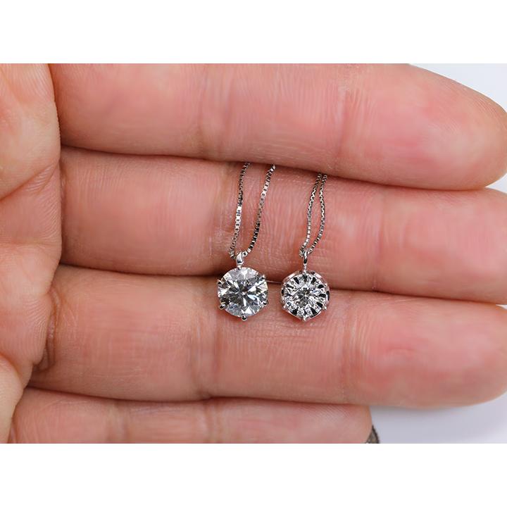 ダイヤモンド 1カラットサイズ 得する見栄え 合計0.25ctで作り出す  