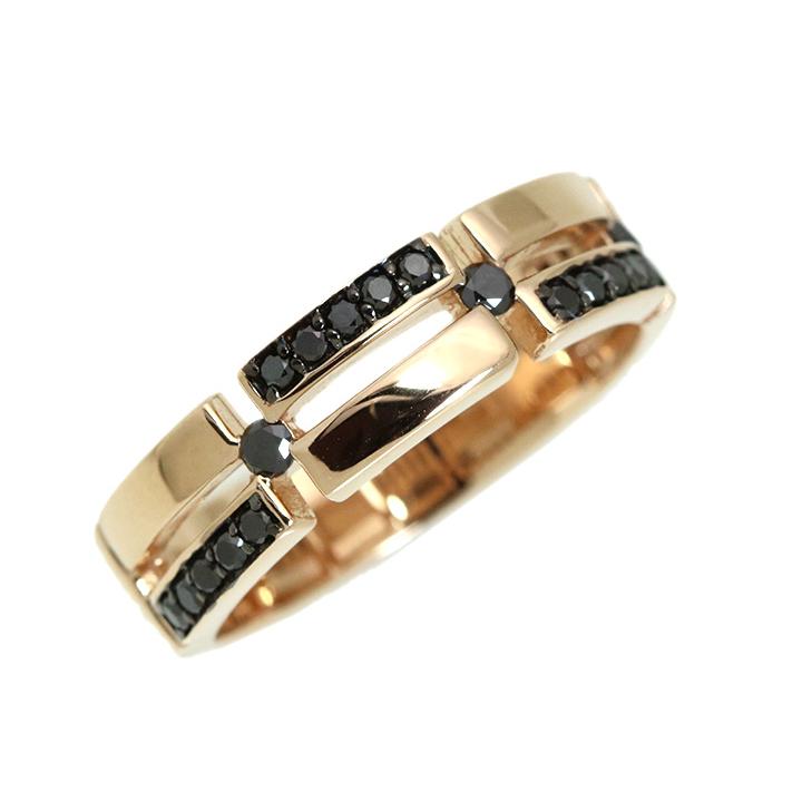 ブラックダイヤモンド0.35ct・メンズにお勧めのしっかり厚みと幅の 
