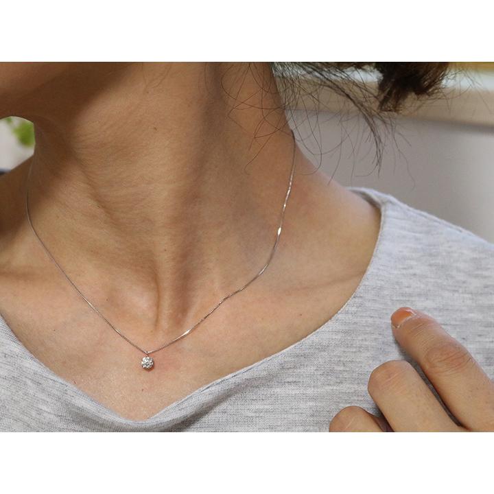 ギフト応援プライス 定番ジュエリー・ダイヤモンド0.3ct PTダイヤプチ 
