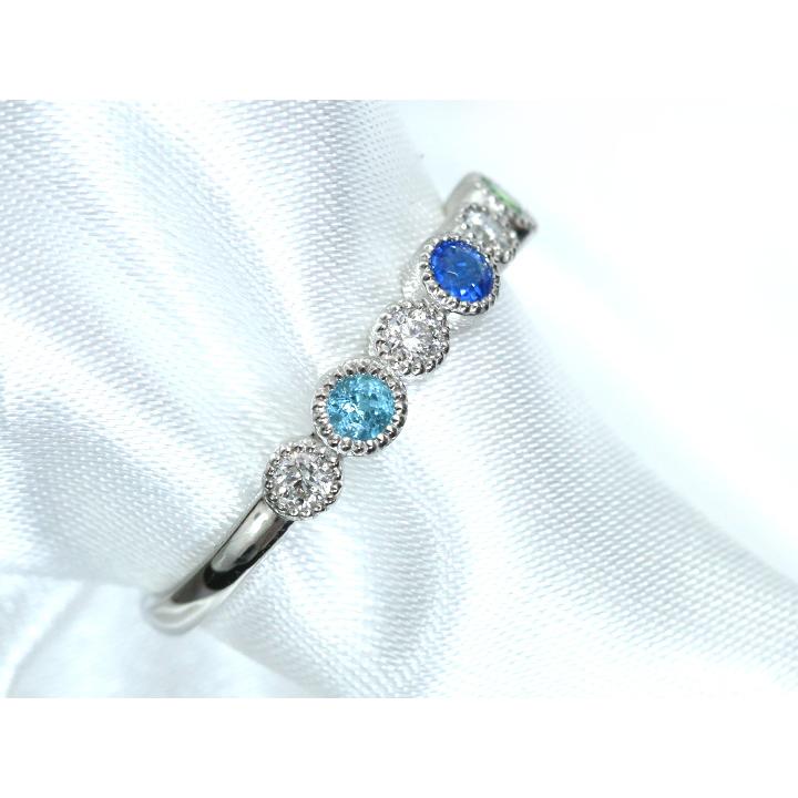 パライバトルマリン アウイナイト デマントイド 上質ダイヤモンドで