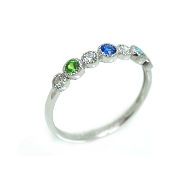 パライバトルマリン アウイナイト デマントイド 上質ダイヤモンドで