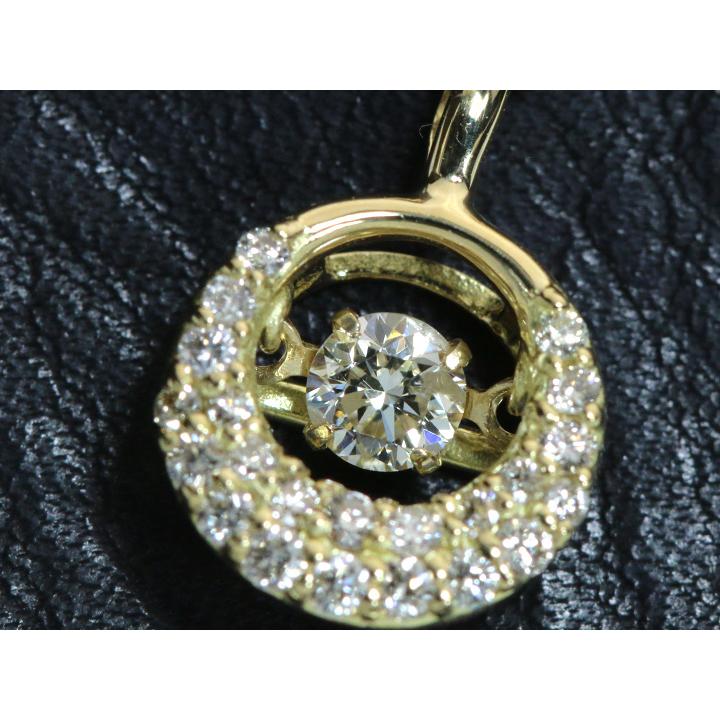 k18金ダイヤネックレス0.31ct 2.79g