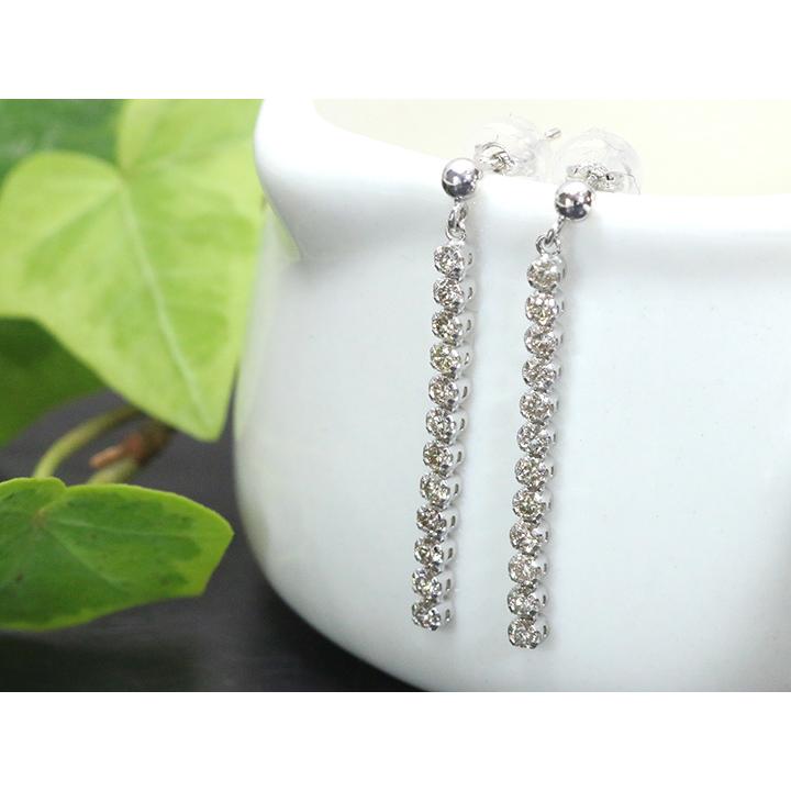 専用JF114★高級 ダイヤモンド0.5ct K18WG チャーム付ピアス K18YGダイヤモンドピアス 0.5ct | ピアス・ペンダントなど