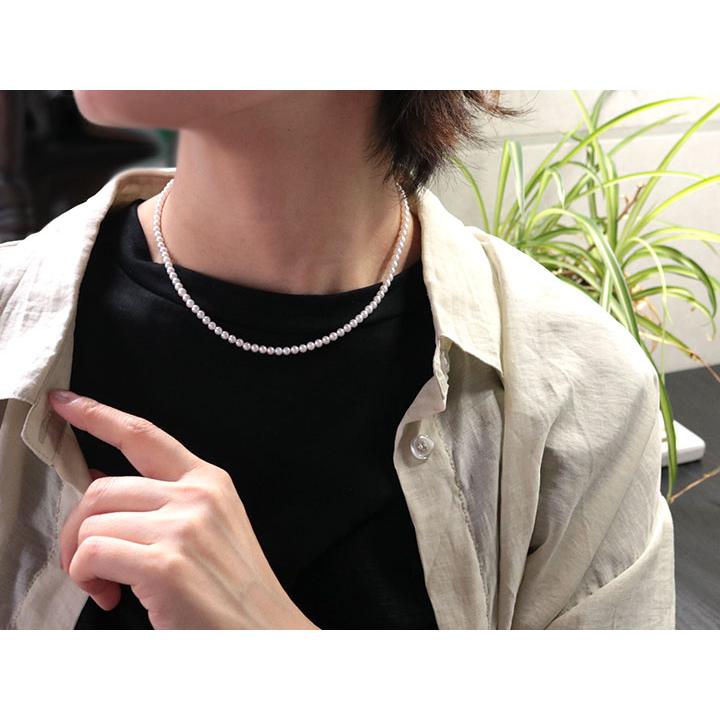あこや真珠 上品なベビーパール 上質な光沢 3.5-4.0ｍｍK18ネックレス スライド式で長さ調整可能40〜45センチ 1点ものの画像