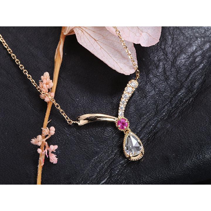 ローズカットダイヤ ダイヤモンド0.15ct前後 ローズカットのペア  