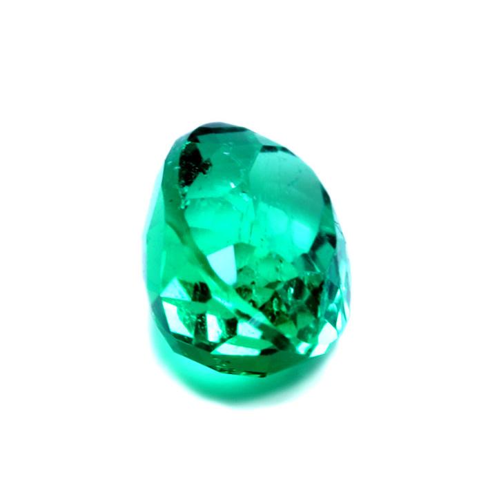 ノンオイル無処理 コロンビア産 NonOil エメラルド 0.71ct オーバル 