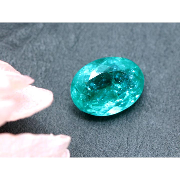 パライバトルマリン 1.38ct ブラジル産 鑑別書付 ルース 裸石 loose