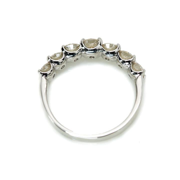 ダイヤモンド 1.50カラット   PT900 プラチナ900 リング・指輪 H&C 眩しい輝き 一文字 ハーフエタニティ 受注品 /Ycollectionワイコレクション/送料無料 |  | 13