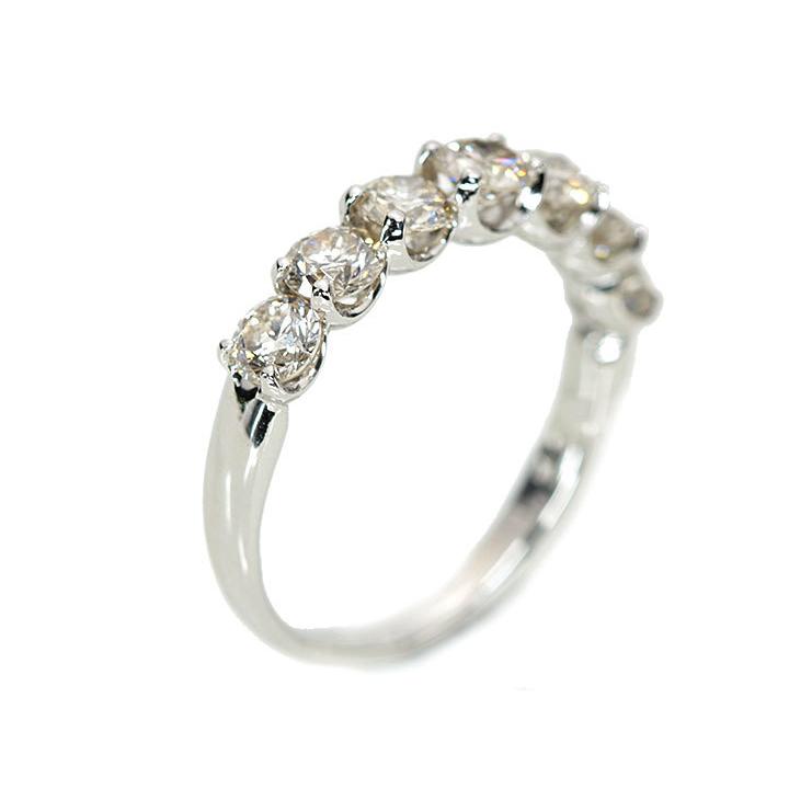 ダイヤモンド 1.50カラット   PT900 プラチナ900 リング・指輪 H&C 眩しい輝き 一文字 ハーフエタニティ 受注品 /Ycollectionワイコレクション/送料無料 |  | 18