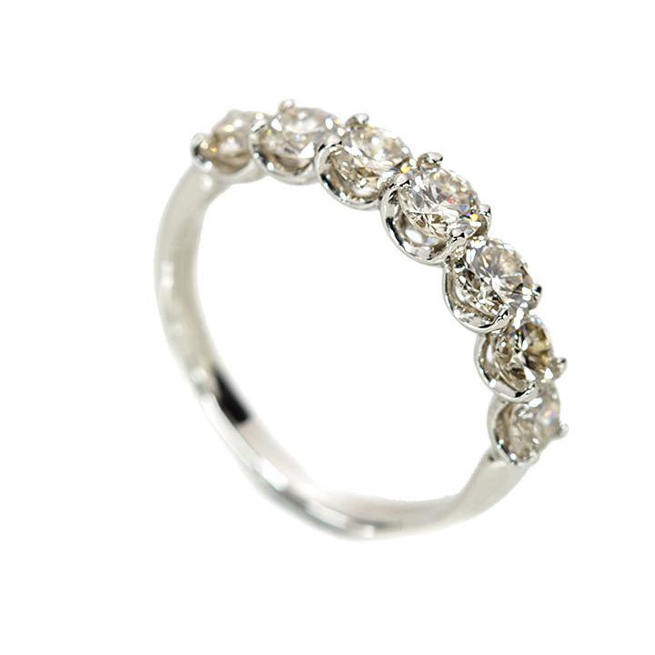 ダイヤモンド 1.50カラット   PT900 プラチナ900 リング・指輪 H&C 眩しい輝き 一文字 ハーフエタニティ 受注品 /Ycollectionワイコレクション/送料無料 |  | 04