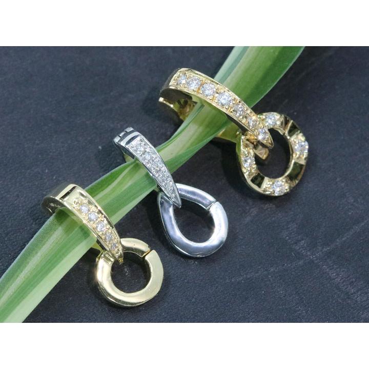 ギフト応援プライス 万能マルチバチカンに大き目サイズ登場！ダイヤモンド 0.15カラット K18YG/K18WG 2素材から選べる ペンダントトップ 受注品の画像