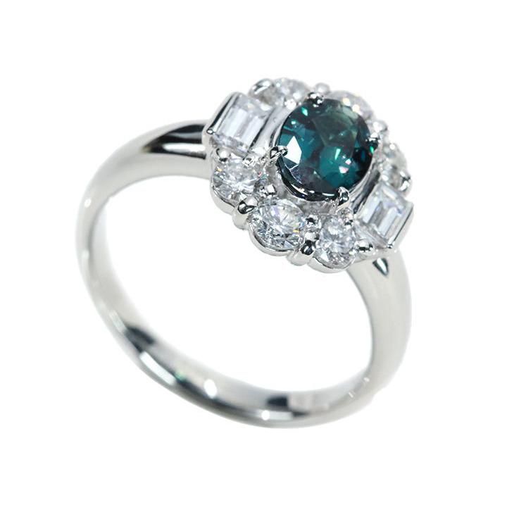 アレキサンドライト 0.793カラット ダイヤモンド 0.60カラット