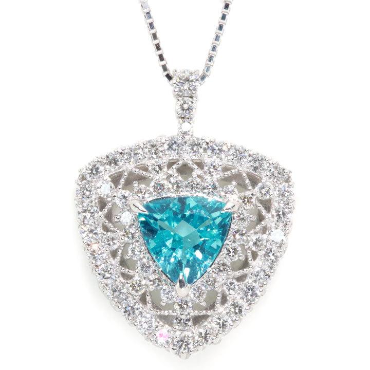 アパタイト 1.06カラット ダイヤモンド 0.84カラット PT950/PT850