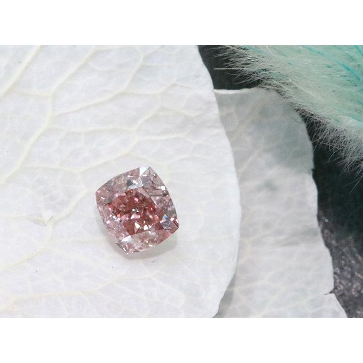 ピンクダイヤモンド 0.168カラット FANCY INTENSE PINK VS2 ルース 