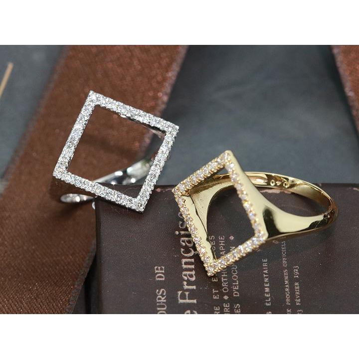 ダイヤモンド 0.40カラット K18YG イエローゴールド リング・指輪