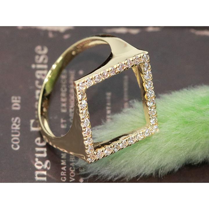 ダイヤモンド 0.40カラット K18YG イエローゴールド リング・指輪