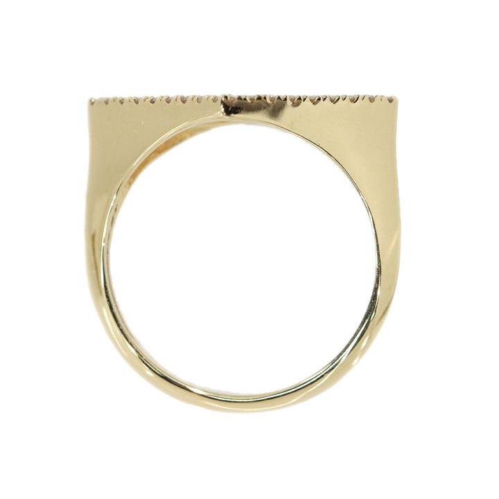 ダイヤモンド 0.40カラット K18YG イエローゴールド リング・指輪